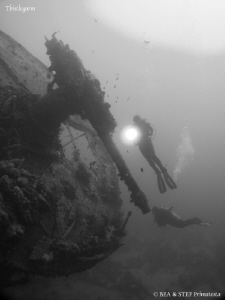 The Thistlegorm in B&W. Canon G10. by Bea & Stef Primatesta 